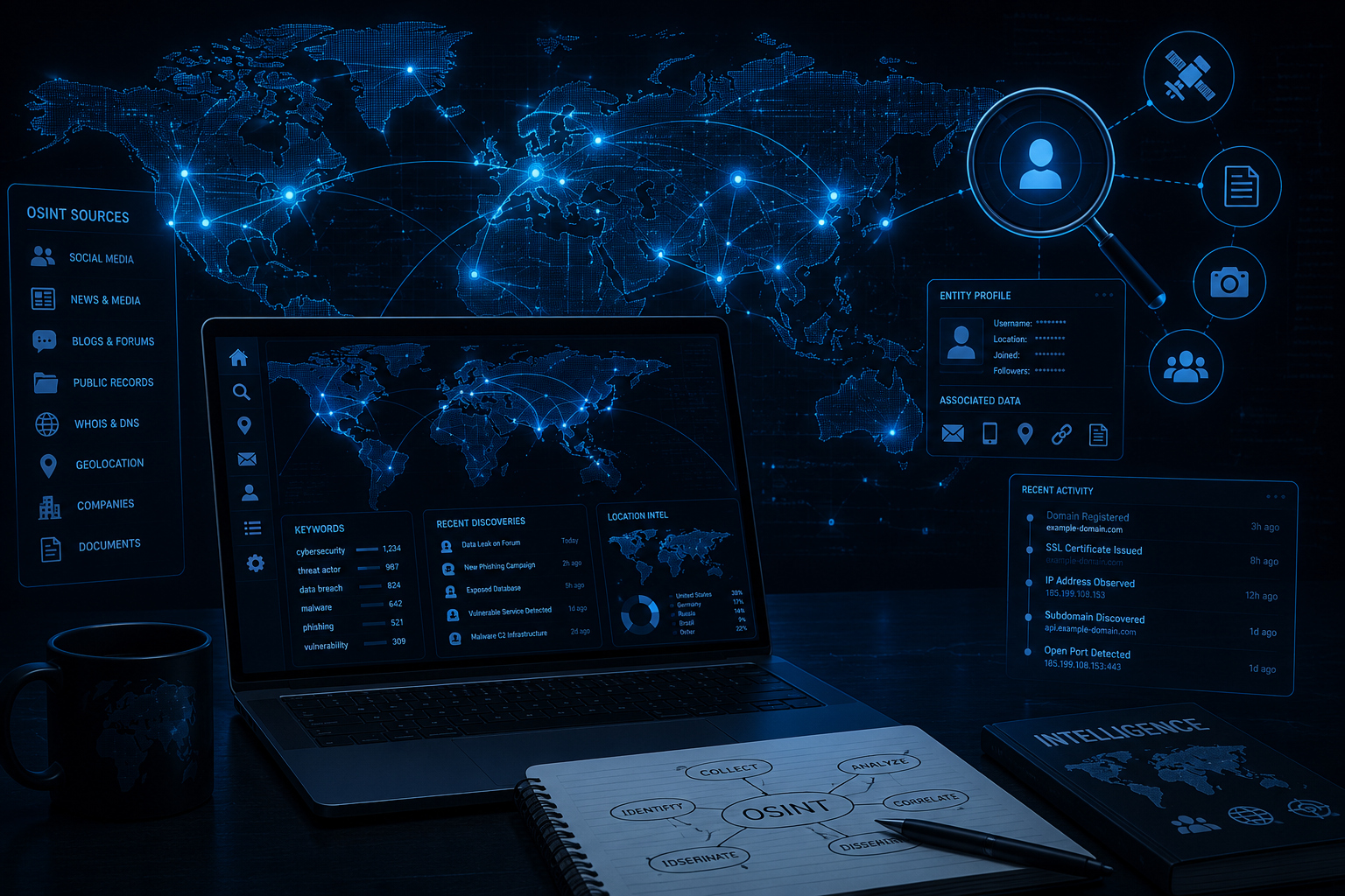 OSINT Fundamentals: Tools and Techniques for Open Source Intelligence